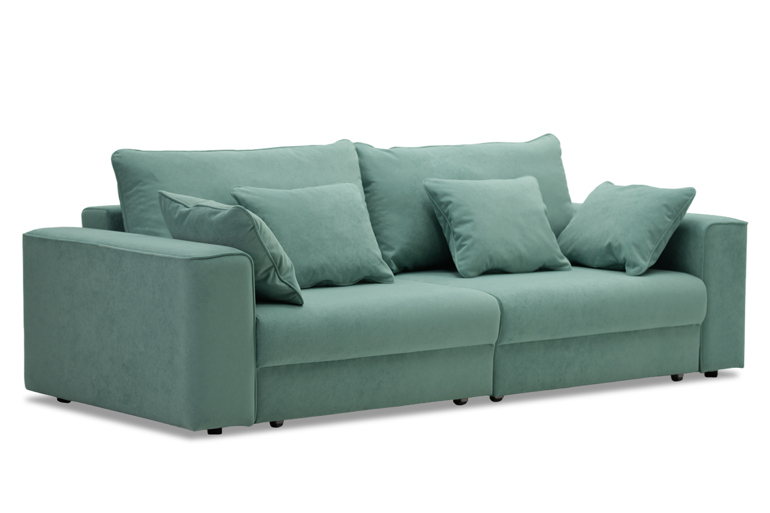 Прямые диваны - изображение №4 "Диван Шери еврокнижка / мята"  на www.Angstrem-mebel.ru