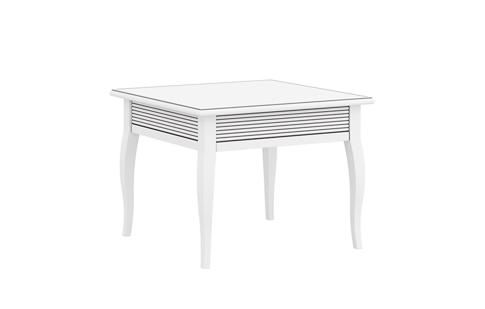 Распродажа - изображение №3 "Журнальный стол Изотта белый премиум (выставочный образец)"  на www.Angstrem-mebel.ru